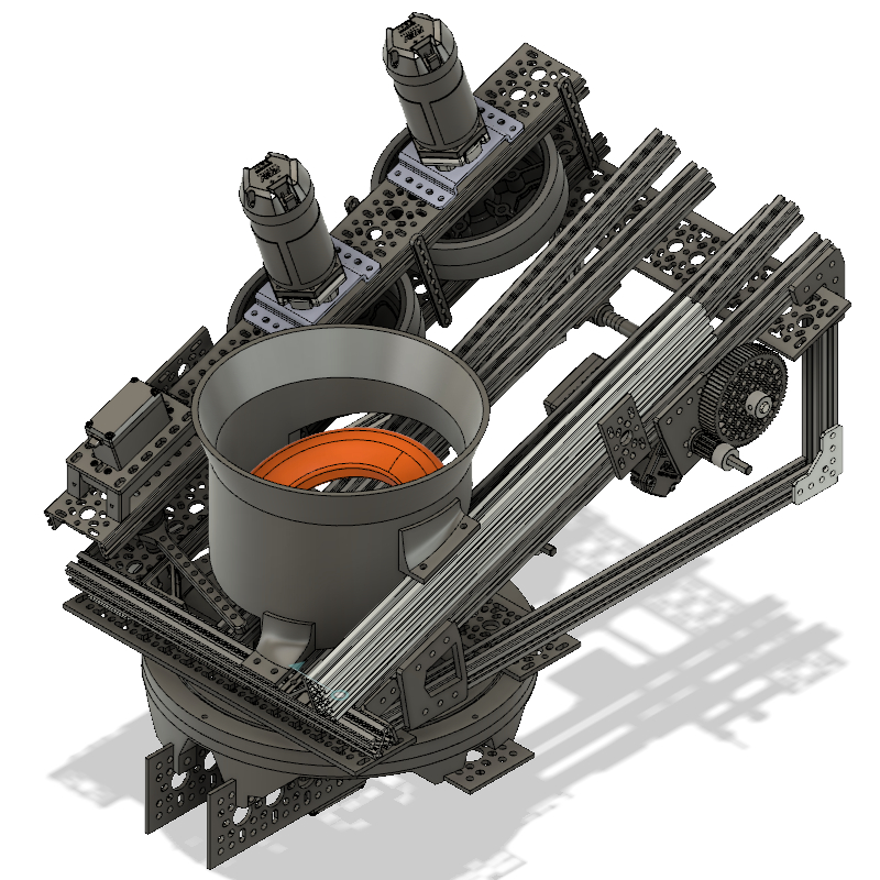 Ring shooter turret