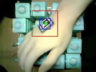 Tilting the hand to a target angle